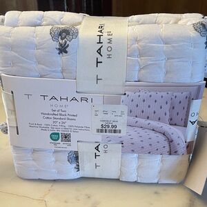Tahari Home set of Cotton Standard Shams